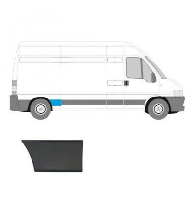 Baguette de protection latérale - Baguette de protection bas de caisse droite Jumper Ducato pour Peugeot Boxer M1324