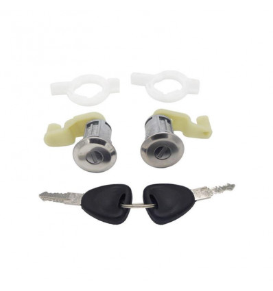 Kit 2 barillets serrures de porte Peugeot 206