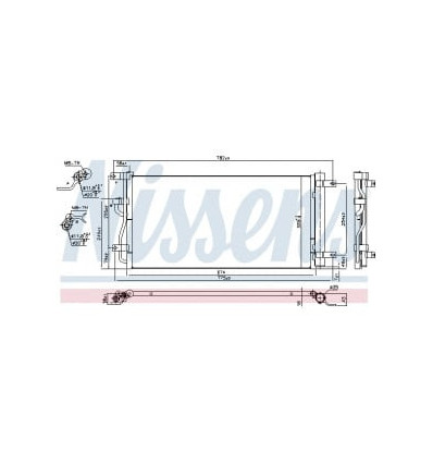 Condenseur de climatisation - Condenseur de climatisation pour Chevrolet Opel Vauxhall 940569