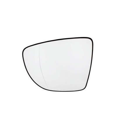 Verre de rétroviseur - Glace de rétroviseur gauche pour Renault Twingo 9501167