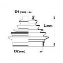 Shock absorber bellows