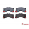 Plaquettes de frein - Jeu de 4 plaquettes de frein Brembo P 65 021