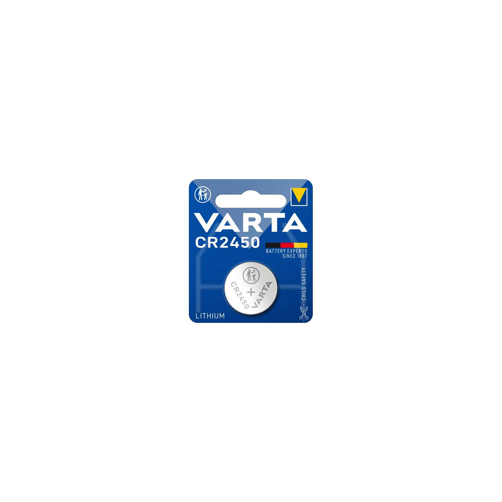 Pile CR2450 Varta Bouton Lithium 3V - Origine Pièces Auto