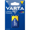 Pile Alcaline 9V / 6LR61 Varta LongLife Power