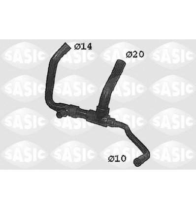 Durite de raditeur de chauffage Renault Clio 1.9D 