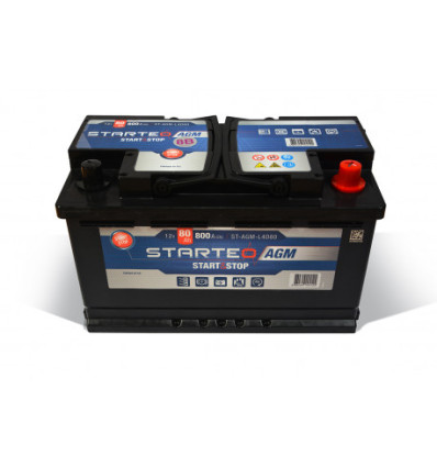 Batterie Starteo Start and Stop 80AH 800A