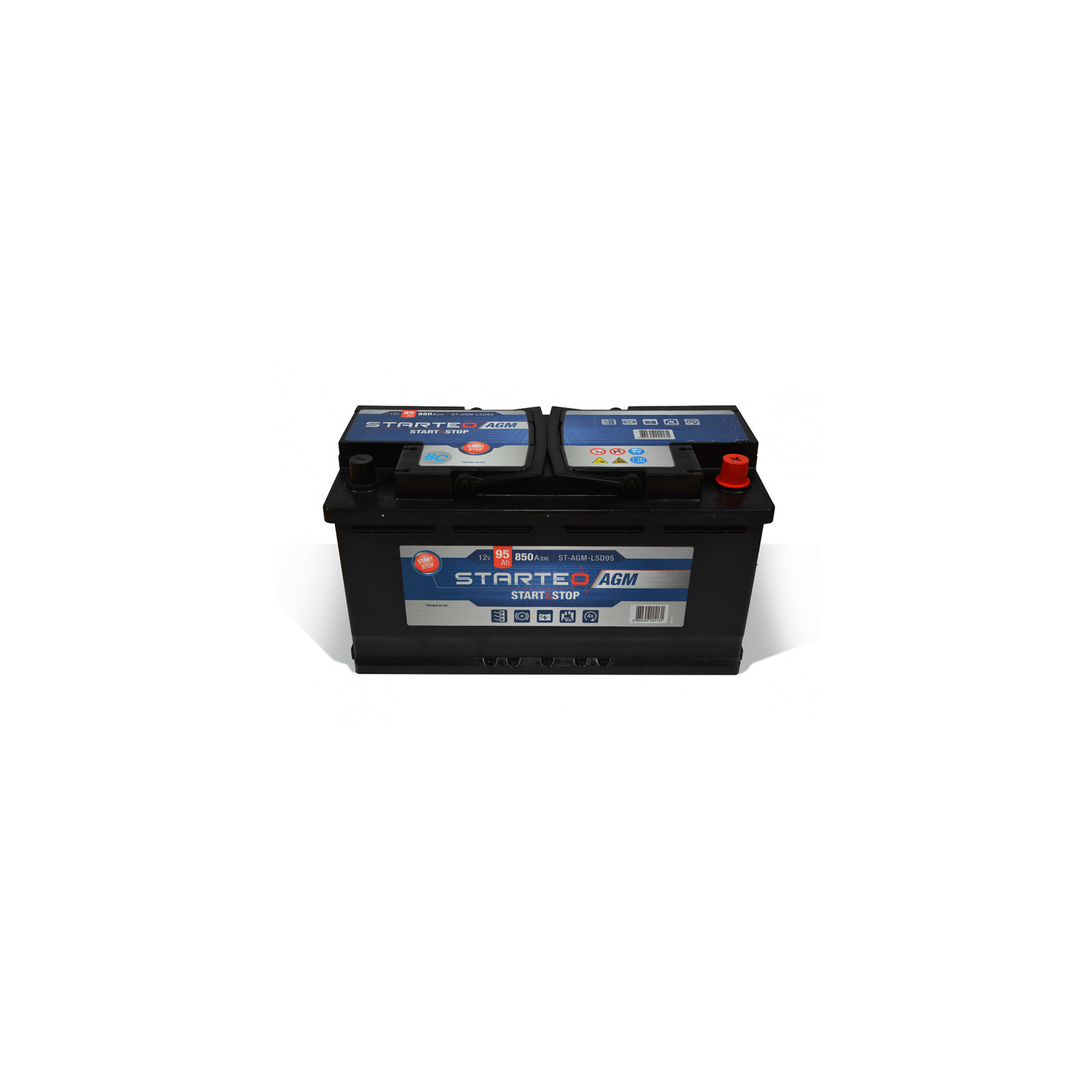 BATTERIE STARTEO DEMARRAGE 12V 95AH 850A - Origine Pièces Auto