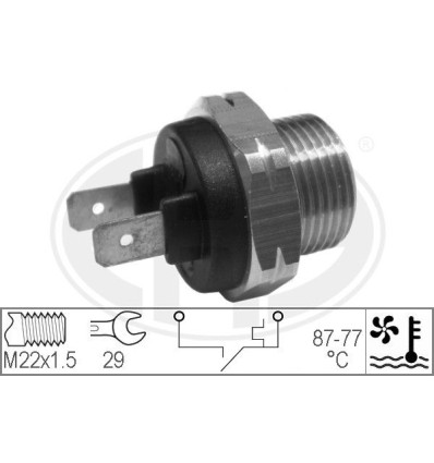 Radiateur moteur - Interrupteur de température ventilateur de radiateur pour Citroën Peugeot Renault 330167