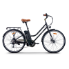 Vélos électriques - Vélo électrique noir NEW YORK B Evobike 10Ah NEWYORK-B