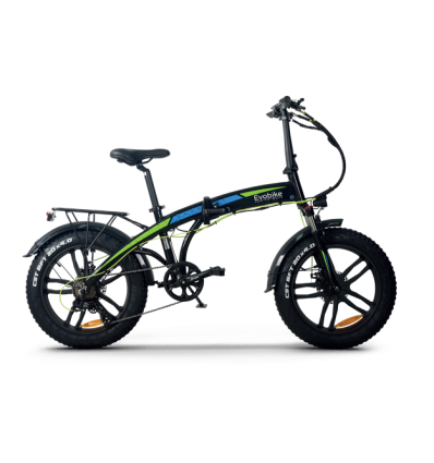 Vélos électriques - Vélo électrique pliable noir ROME Evobike 36V 10Ah 360 Wh ROME