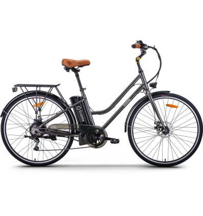 Vélos électriques - Vélo électrique gris NEW YORK Evobike 10Ah NEWYORK