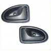 Poignée de porte - Pack de 2 poignées de porte noires pour Renault Clio 2 Mégane Scénic Trafic BF-92001+92002