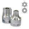 Embout de tournevis - Pointe de 1/2" 12 pans inviolable m10 10037