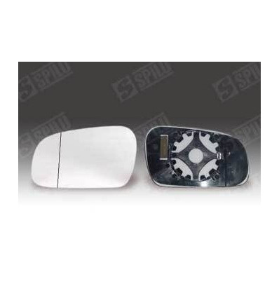 Verre de rétroviseur - Glace de rétroviseur Droit avec support dégivrant pour Volkswagen Fox 13570