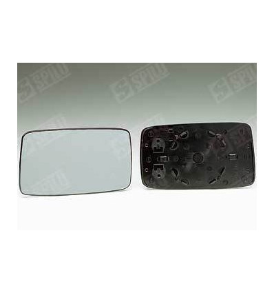 Verre de rétroviseur - Glace de rétroviseur gauche avec support dégivrant pour Volkswagen Golf 3 et Vento 12711