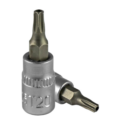 Embout de tournevis - Tête pour manche tournevis tx - inv t9 1/4" 10272