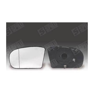 Verre de rétroviseur - Glace de rétroviseur droit avec support dégivrant pour Mercedes C W203 11858