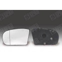 Mirror glass right + heated support Mercedes C W203