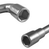 Clé à pipe - Clés pipe à double bouche 6 pans 11mm 10592