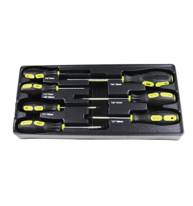 Douille à embout torx - Module 7 tournevis 6 pans Torx pour servante d'outils 10678