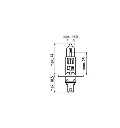 Outillage - Lampe de gyrophare h1 55w 10766