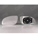 Right mirror glass + support for Opel Signum and Vectra