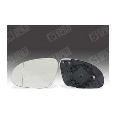 Verre de rétroviseur - Glace de rétroviseur gauche avec support dég pour Volkswagen Sharan Golf 5 Passat 5 9513546E