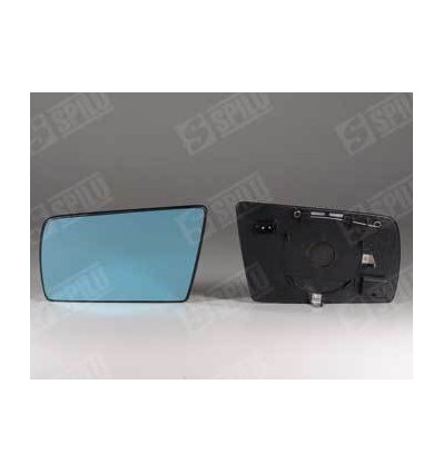 Glace de rétro bleu droit + support dégivrant Mercedes E W210 Mercedes