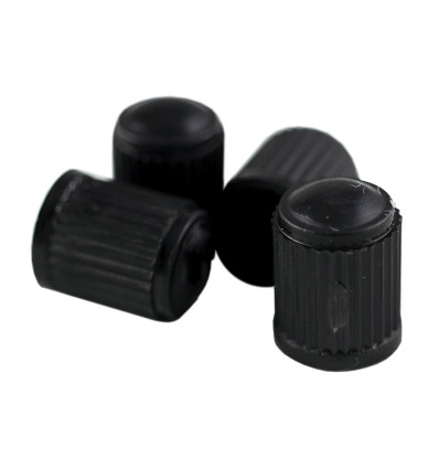 Outillage - Set de 4 bouchons de plastique noir p/valves 11902