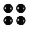 Outillage - Set de 4 bouchons de plastique noir p/valves 11902