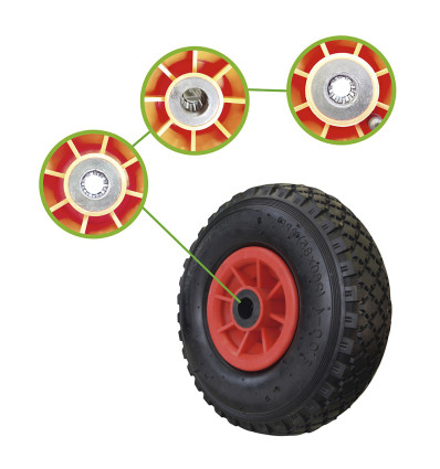 Outillage - Roue plastique3.00-4 (260x85)pour ref. 52202 12055