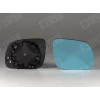 Verre de rétroviseur - Glace de rétroviseur bleu droit avec support pour Audi A3 A4 A6 A8 10218