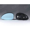 Glace de retro bleu gauche + support dégivrant Citroen C4