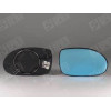 Verre de rétroviseur - Glace de rétroviseur bleu droit avec support dégivrant pour Citroën C5 10514