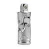Adaptateur pour douille - Articulation universelle 1/4", chrome 13339