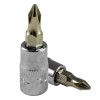 Embout de tournevis - Tête pour manche tournevis phillips 0, chrome 13368