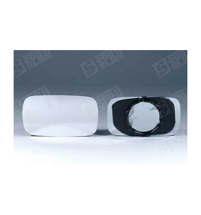 Glace de retro gauche + support dégivrant Fiat Punto