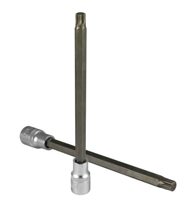 Embout de tournevis - Douille 1/2" 12 pans pointe m8 200mm 13517