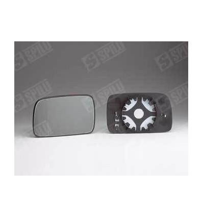 Verre de rétroviseur - Glace de rétroviseur droit avec support Elec Dég pour Volkswagen Polo 3 et Classic 13527