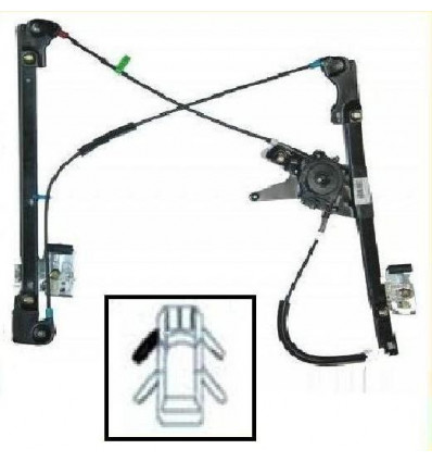 Mécanisme lève vitre - Mécanisme lève-vitre électrique avant gauche pour Volkswagen Golf 3 BF-114003