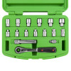 Coffret à douilles - Coffret de douilles 17 pièces traversantes 50623
