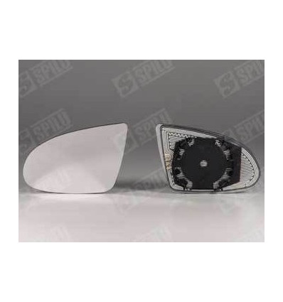 Glace de rétroviseur gauche + support Audi 2 Audi