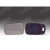 Verre de rétroviseur - Glace de rétroviseur bleu gauche avec support Elec Deg pour Renault Laguna 12465