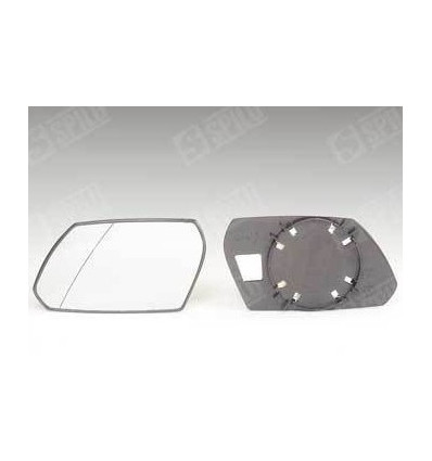 Verre de rétroviseur - Glace de rétroviseur gauche avec support Elec Dégivrant pour Ford Mondeo 10949