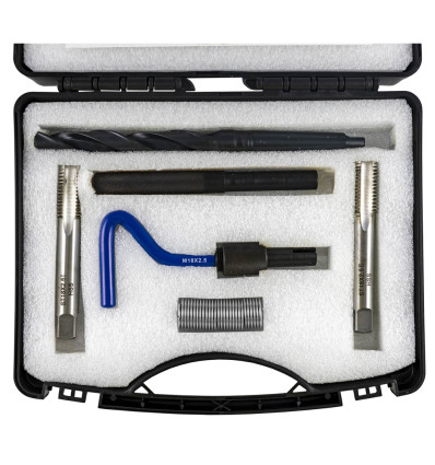 Mallettes outils - Coffret kit inserts hélicoïdaux m18x2,5 51898