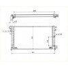 Radiateur eau de refroidissement Peugeot 106, Citroen Saxo Radiateur de refroidissement