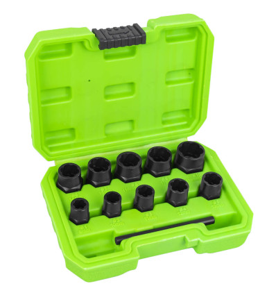 Coffret à douilles - Set de douilles twist de 3/8" extraction d'ecrous endommagés 51998