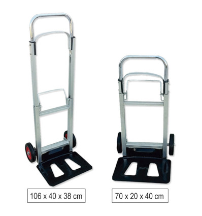 Outillage - Chariot en aluminium pliable et extensible cap 90kg 52201