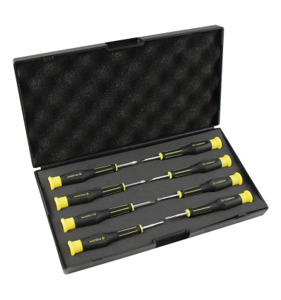 Mallettes outils - Coffret de 8 tournevis de precision courtes 52500