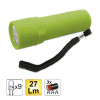 Outillage - Lampe torche de 9 leds, vert 52555